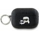 Karl Lagerfeld Choupette and Karl Heads Silicone Case Black (Apple AirPods Pro 2)