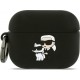Karl Lagerfeld Karl & Choupette 3D Silicone Case Black (Apple AirPods Pro 3)