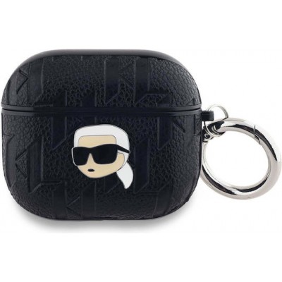 Karl Lagerfeld Karl Head Case Black (Apple AirPods Pods 3)
