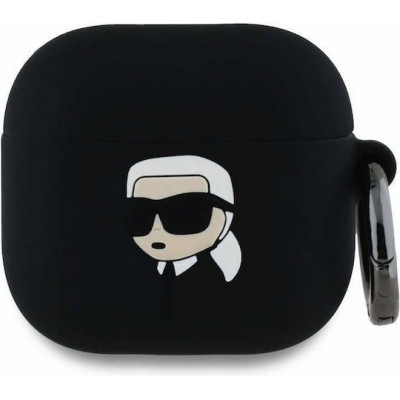 Karl Lagerfeld Karl Head Μαύρο (Apple AirPods 4)