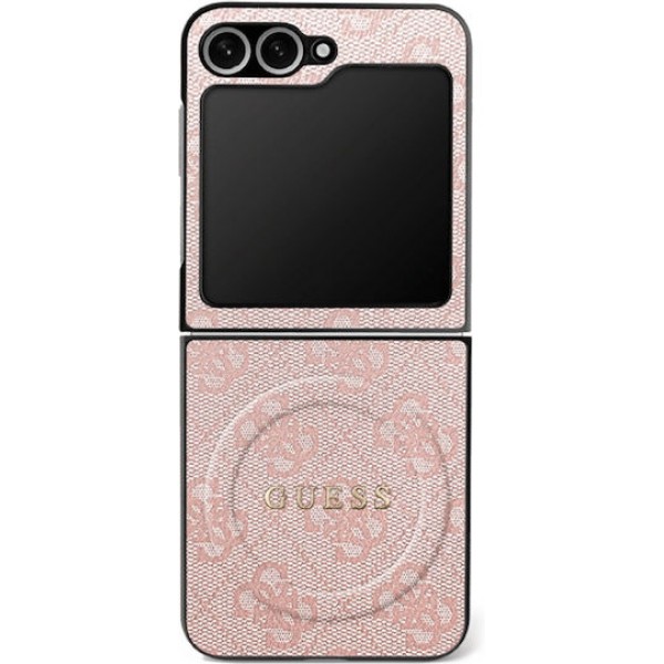 Guess 4G Colored Ring Magsafe Back Cover Pink (Galaxy Z Flip 7)