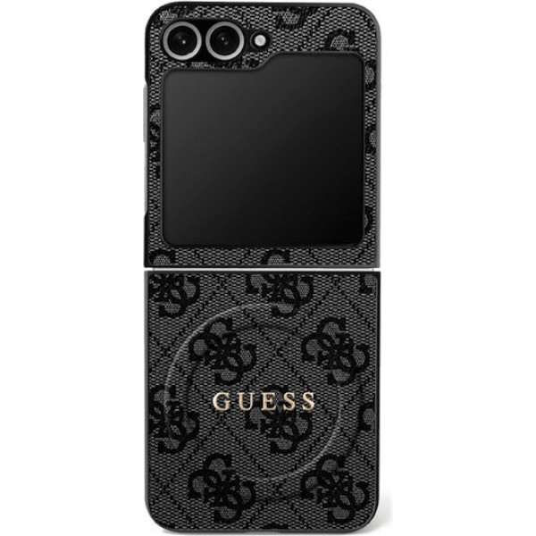 Guess 4G Colored Ring Magsafe Back Cover Black (Galaxy Z Flip 7)