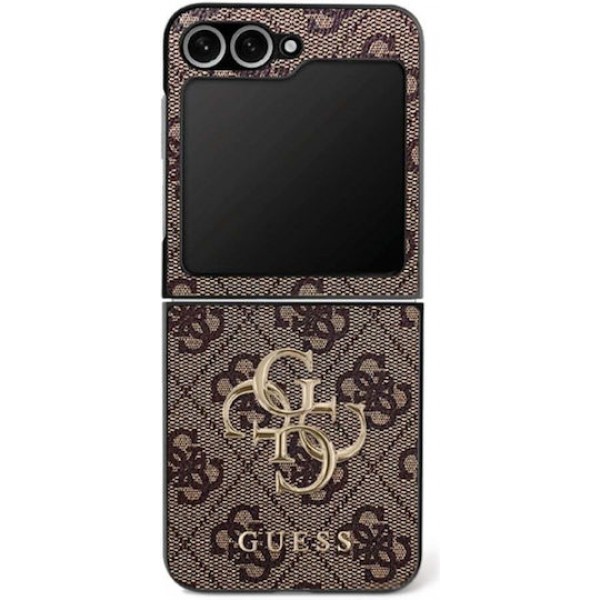 Guess 4G Metal Logo Back Cover Brown (Galaxy Z Flip 7)