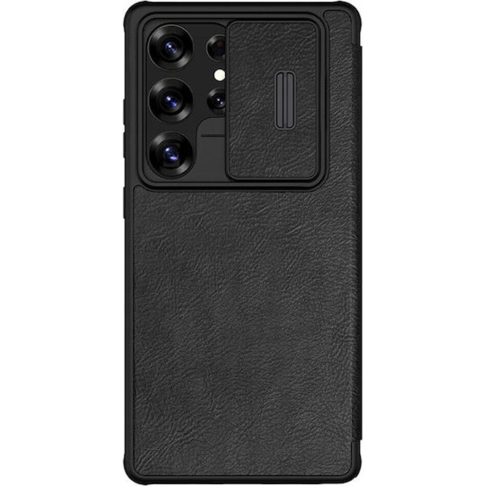 Nillkin Qin Pro Leather Back Cover Black (Galaxy S25 Ultra)