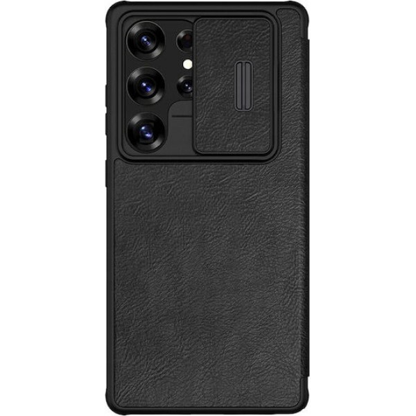 Nillkin Qin Pro Leather Back Cover Black (Galaxy S25 Ultra)