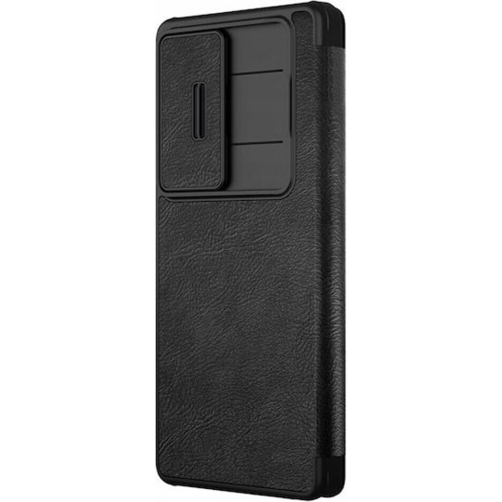 Nillkin Qin Pro Leather Back Cover Black (Galaxy S25 Ultra)