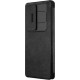 Nillkin Qin Pro Leather Back Cover Black (Galaxy S25 Ultra)