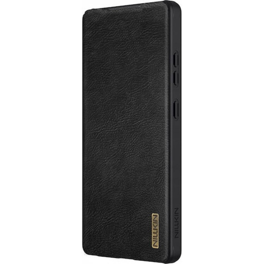Nillkin Qin Pro Leather Back Cover Black (Galaxy S25 Ultra)