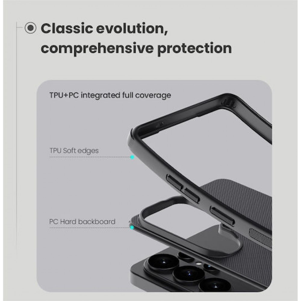Nillkin Super Frosted Pro Back Cover Black (Galaxy S26 Ultra)