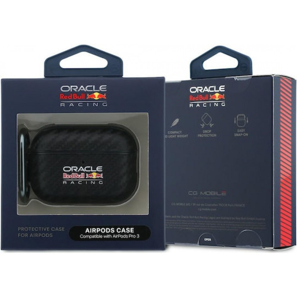 Red Bull Carbon Case Black (Apple AirPods Pro 3)