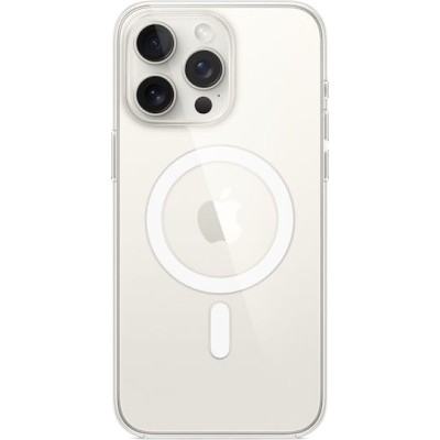 Apple Silicone Case Clear (iPhone 15 Pro Max)