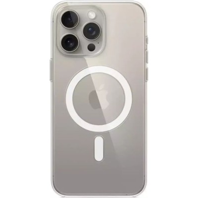 Apple Silicone Case Clear (iPhone 15 Pro Max)