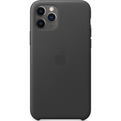 Apple Leather Case Μαύρο (iPhone 11 Pro)