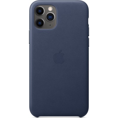 Apple Leather Case Midnight Blue (iPhone 11 Pro)