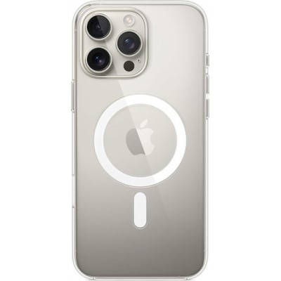 Apple Silicone Case with Magsafe Transparent (iPhone 16 Pro Max)