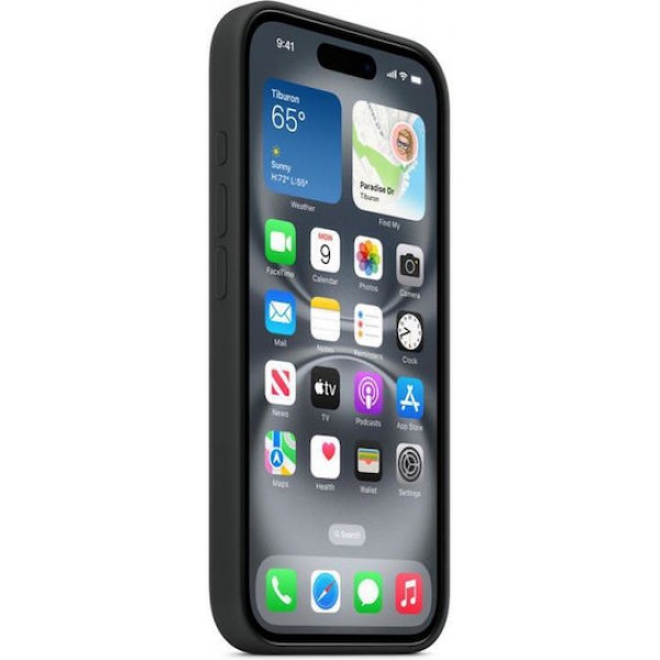 Apple Silicone Case with MagSafe Black (iPhone 16)