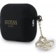 Guess 4G Charm Silicone Case Black (Apple AirPods Pro 3)