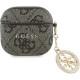 Guess 4G Script Charm Case Brown (Apple AirPods 4)