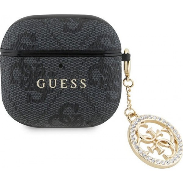Guess 4G Script Charm Case Black (Apple AirPods 4)