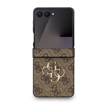 Guess 4G Metal Logo Back Cover Brown (Galaxy Z Flip 7)