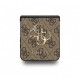 Guess 4G Metal Logo Back Cover Brown (Galaxy Z Flip 7)