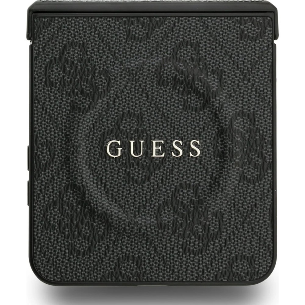 Guess 4G Colored Ring Magsafe Back Cover Black (Galaxy Z Flip 7)