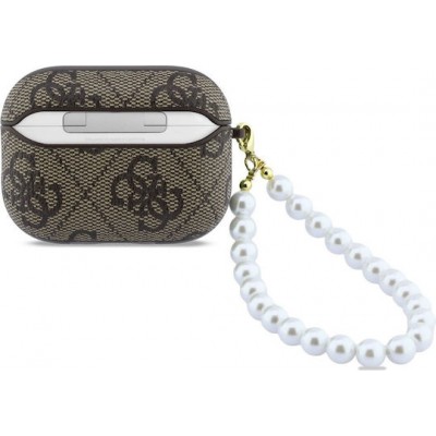 Guess 4G Pearl Strap Case Brown (Apple AirPods Pro 3)
