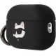 Karl Lagerfeld Choupette Head 3D Silicone Case Black (Apple AirPods Pro 2)