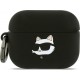 Karl Lagerfeld Choupette Head 3D Silicone Case Black (Apple AirPods Pro 3)