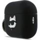Karl Lagerfeld Choupette Head 3D Silicone Case Black (Apple AirPods Pro 3)