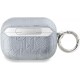 Karl Lagerfeld Choupette and Karl Heads Silicone Case Silver (Apple AirPods Pro 2)