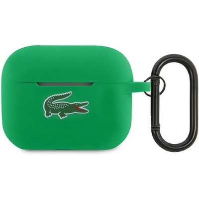 Lacoste Croc Logo Silicone Case Apple AirPods 4 Green