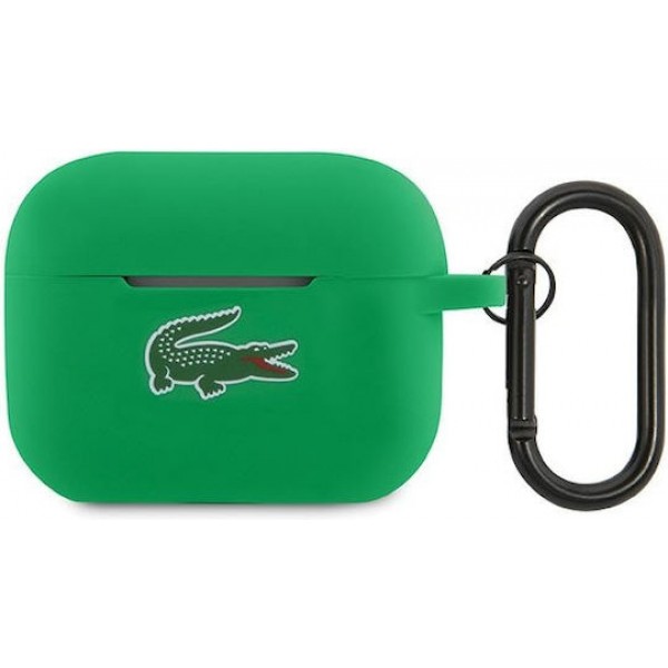 Lacoste Croc Logo Silicone Case Apple AirPods 4 Green