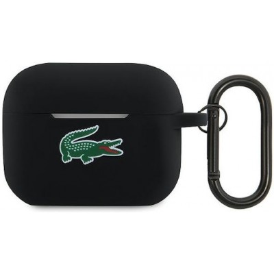 Lacoste Croc Logo Silicone Case Apple AirPods 4 Black