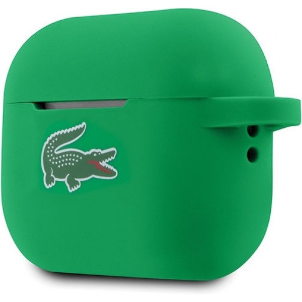 Lacoste Croc Logo Silicone Case Apple AirPods 4 Green