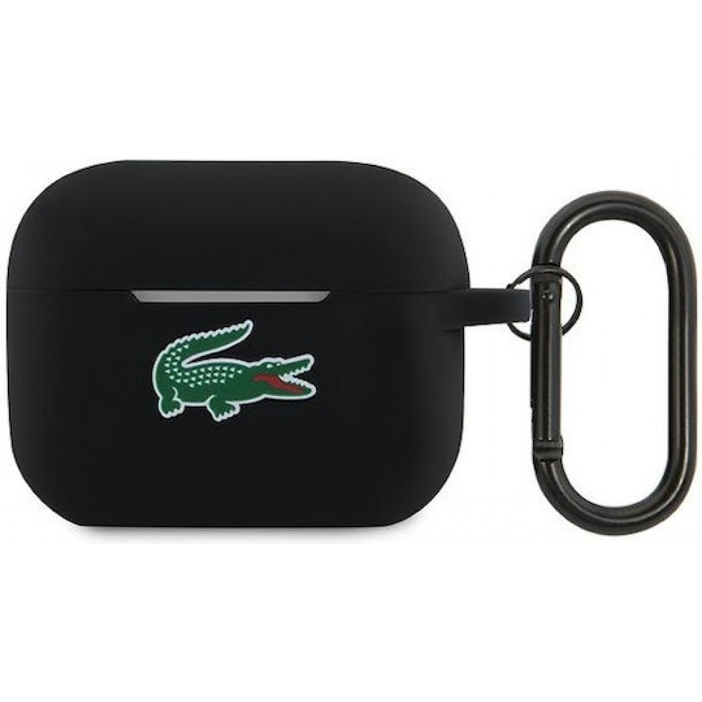 Lacoste Croc Logo Silicone Case Apple AirPods 4 Black