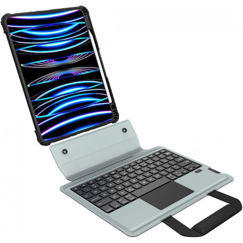 Nillkin Bumper Go Τσάντα Ανθεκτική με Πληκτρολόγιο Μαύρη (iPad Pro 2022 11''/ iPad Pro 2021 11"/ iPad Air 2020/2022/ iPad Pro 2020 11")