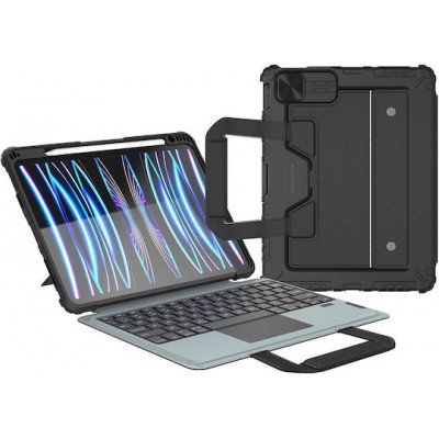 Nillkin Bumper Go Τσάντα Ανθεκτική με Πληκτρολόγιο Μαύρη (iPad Pro 2022 11''/ iPad Pro 2021 11"/ iPad Air 2020/2022/ iPad Pro 2020 11")