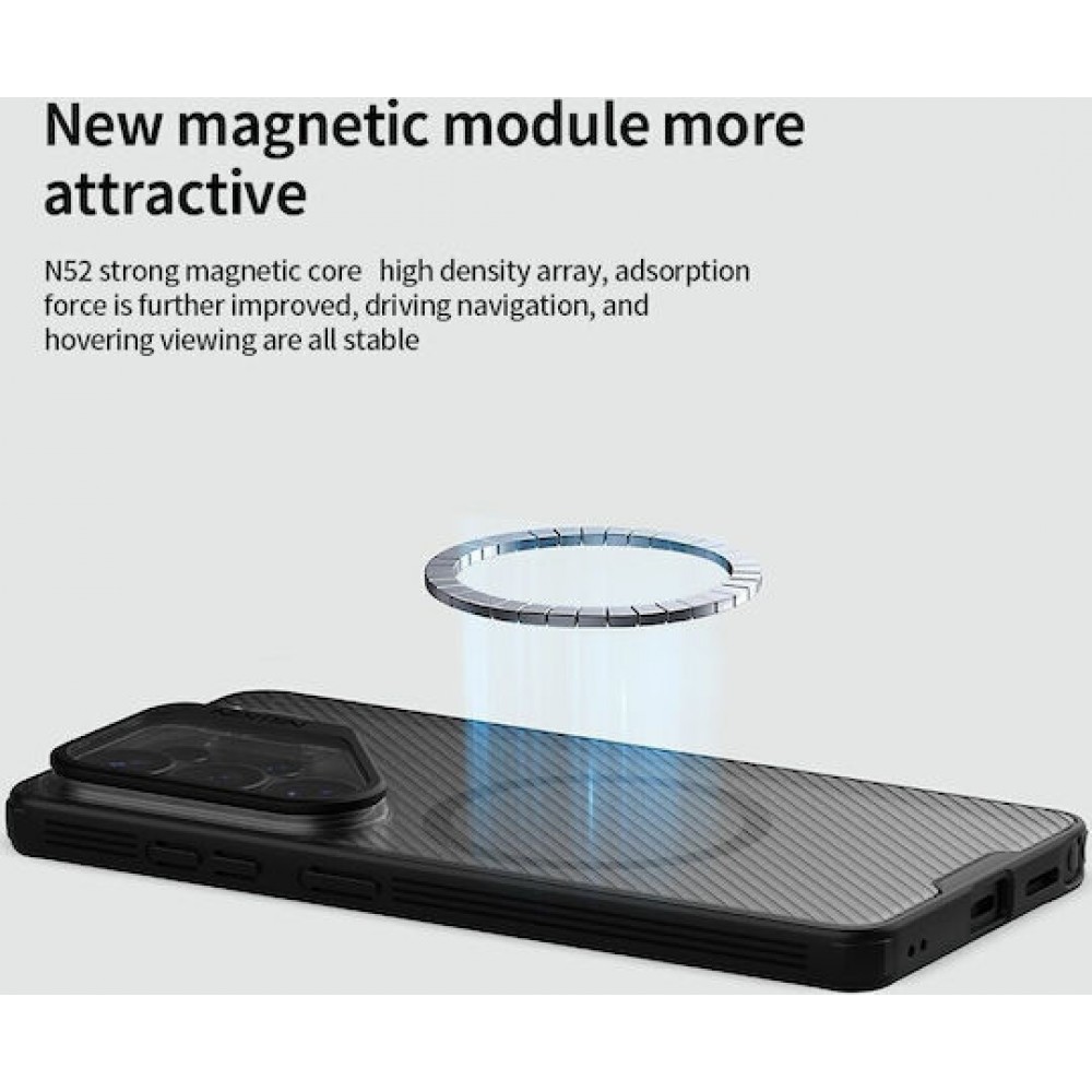 Nillkin Camshield Pro Magnetic Back Cover Transparent Black (Galaxy S26 Ultra)