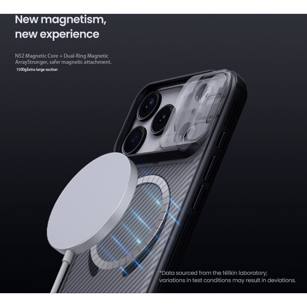 Nillkin Camshield Pro Back Cover Transparent Black (iPhone 17 Pro) 