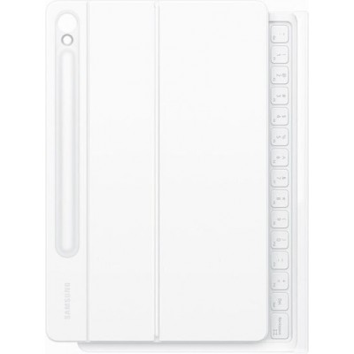 Samsung Book Cover with Keyboard White (Galaxy Tab S9/ S9 FE)