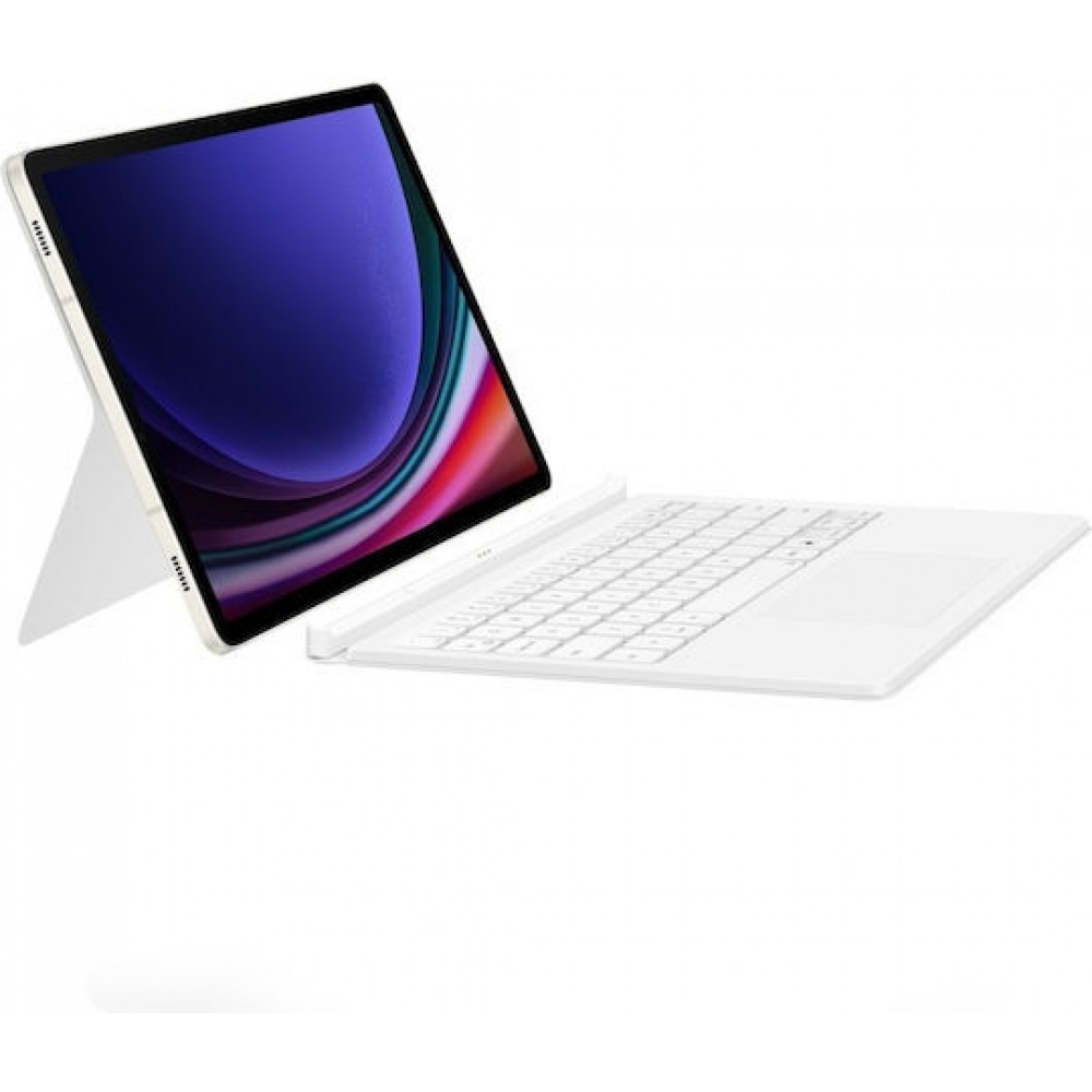 Samsung Book Cover with Keyboard White (Galaxy Tab S9/ S9 FE/ S10 FE/ S10 Lite)
