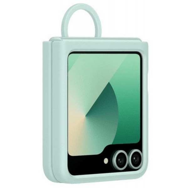 Samsung Silicone Cover with Ring Mint (Z Flip 6)