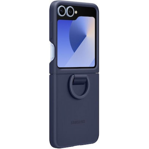 Samsung Silicone Cover with Ring Navy (Z Flip 6)