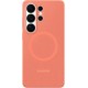 Samsung Silicone Magnet Cover Coral Red (Galaxy S26 Ultra)