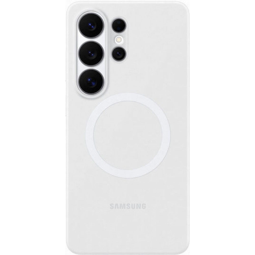 Samsung Silicone Magnet Cover White (Galaxy S26 Ultra)