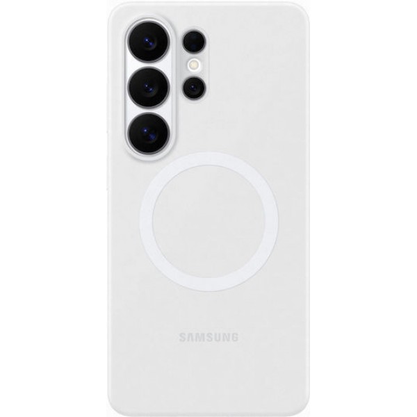 Samsung Silicone Magnet Cover White (Galaxy S26 Ultra)
