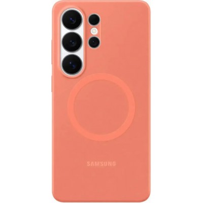 Samsung Silicone Magnet Case Coral Red (Galaxy S26 Ultra)