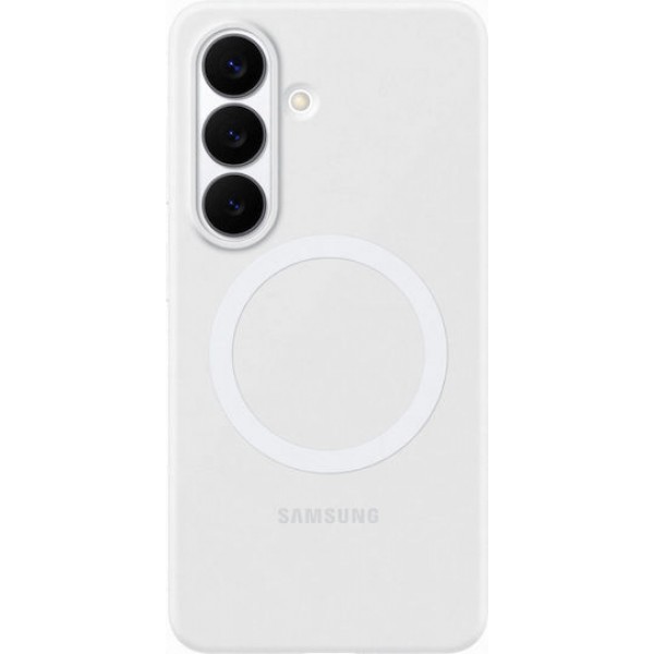 Samsung Silicone Magnet Case White (Galaxy S26)
