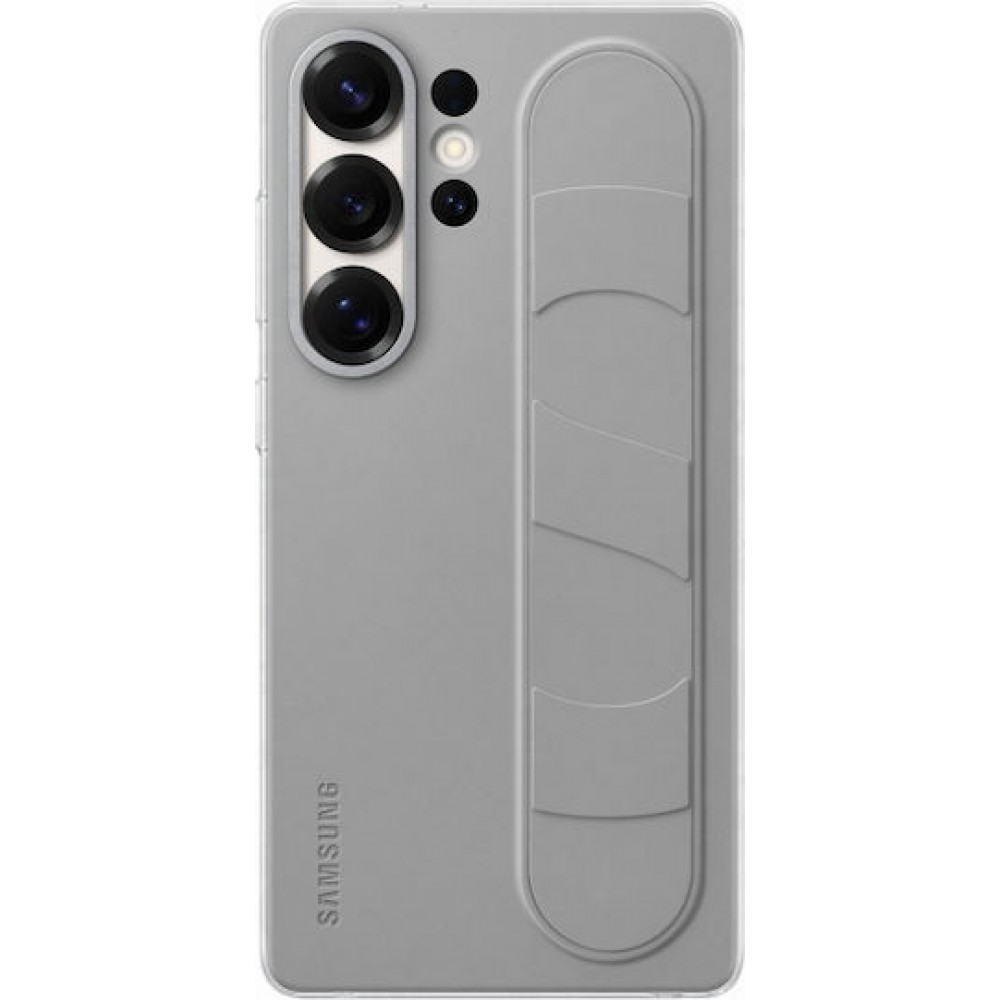 Samsung Standing Grip Back Cover Gray (Galaxy s25 ultra)